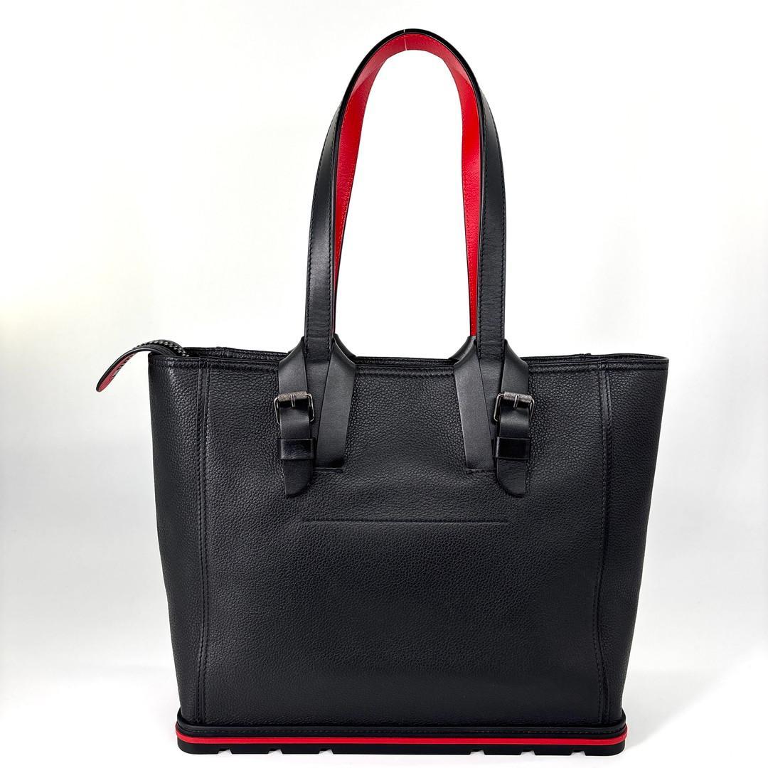 未使用 クリスチャン ルブタン カバイカー トートバッグ メンズ ブラック 黒