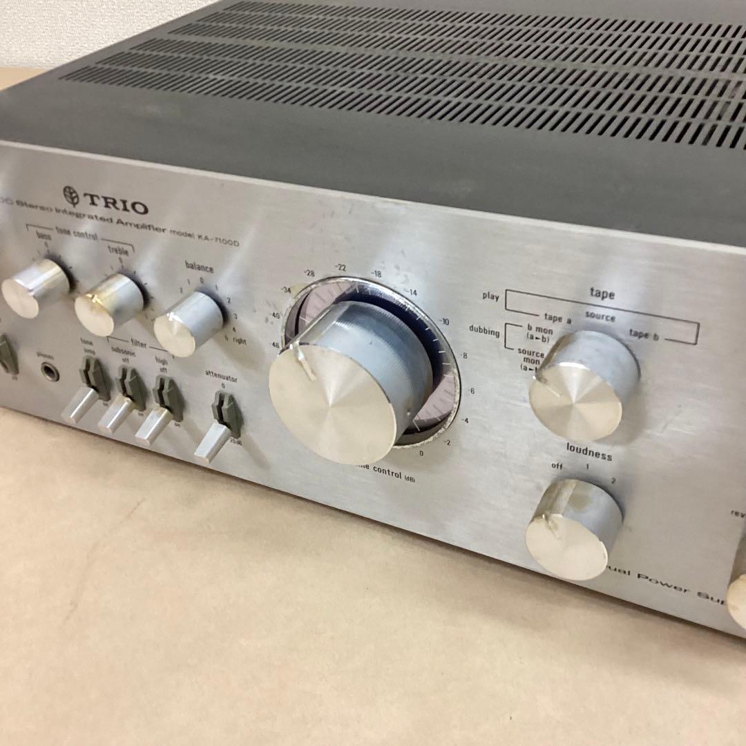 TRIO トリオ プリメインアンプ KA-7100D 通電確認のみ 名機モデル