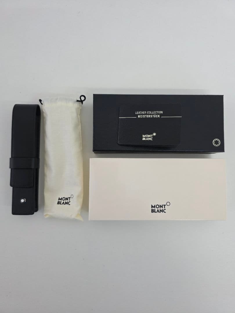 新品未使用MONTBLANC ブラック ペンケース