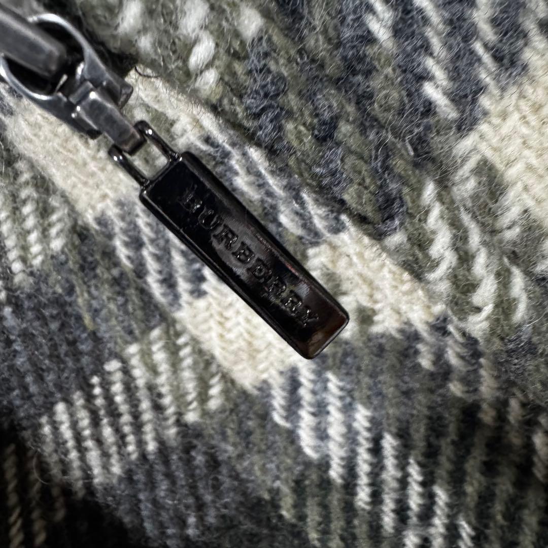 バーバリーロンドン ノバチェック柄 ダッフルコートフード付き