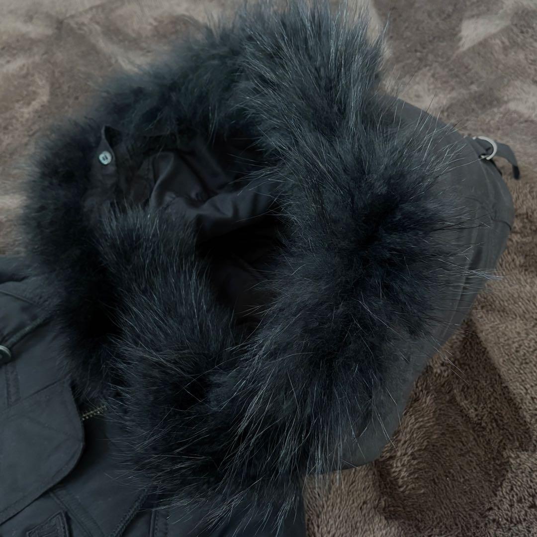 リアルファー付きモッズコート ミリタリー 平成ギャル y2k グランジ