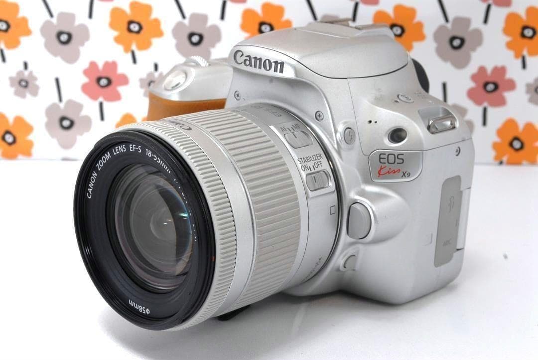 ❤Canon Kiss X9❤高性能STMレンズ❤カメラバック❤希少なシルバー❤