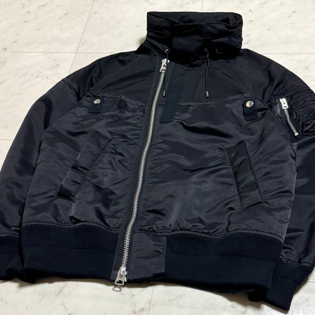 美品 sacai Nylon × Outdoor Blouson MA-1