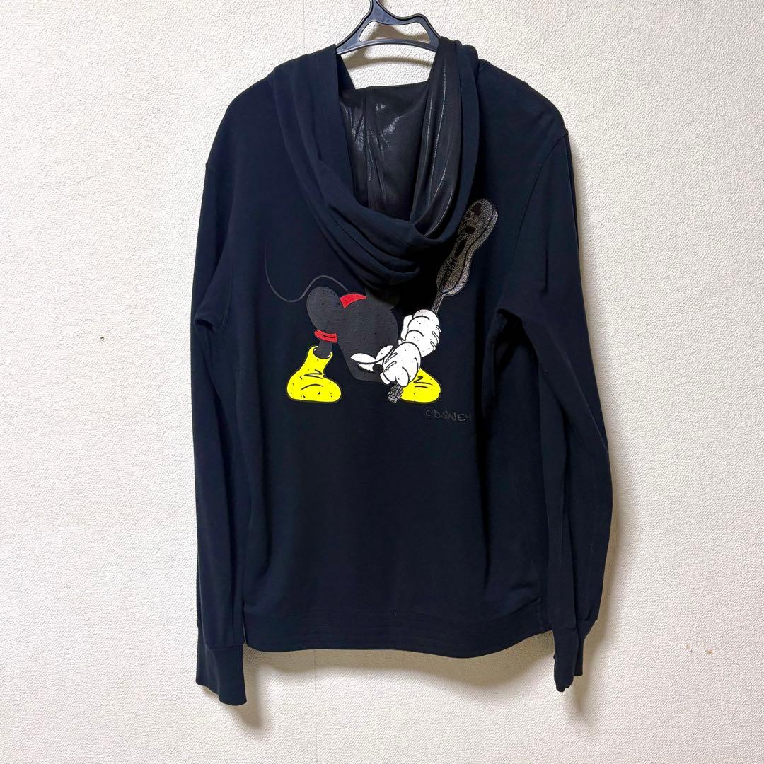 ロエン パーカー ディズニー ミッキー Roen サイズ46 クラッシュミッキー