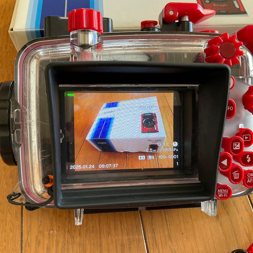 【OLYMPUS オリンパス TG-5&ハウジングPT-058セット】