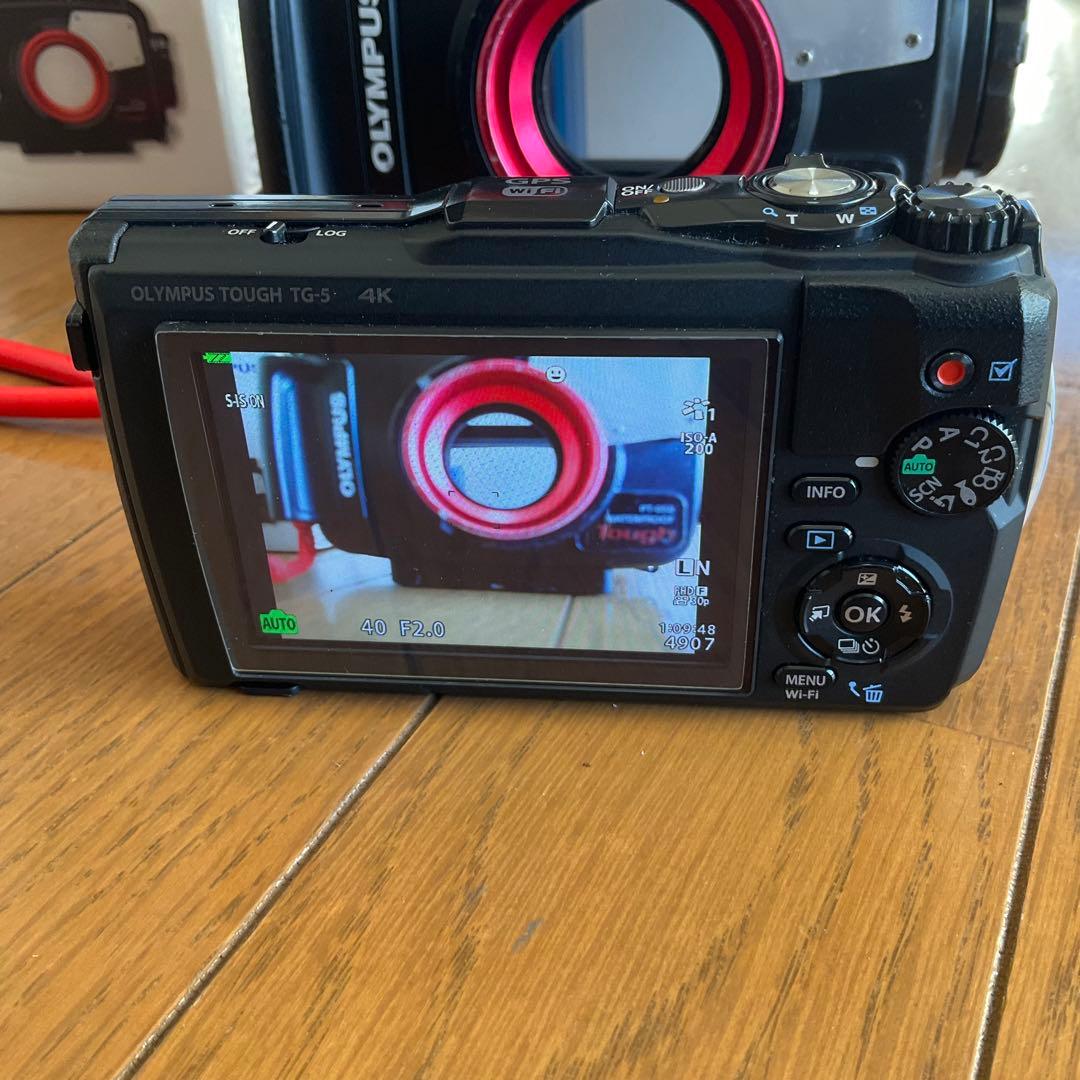 【OLYMPUS オリンパス TG-5&ハウジングPT-058セット】