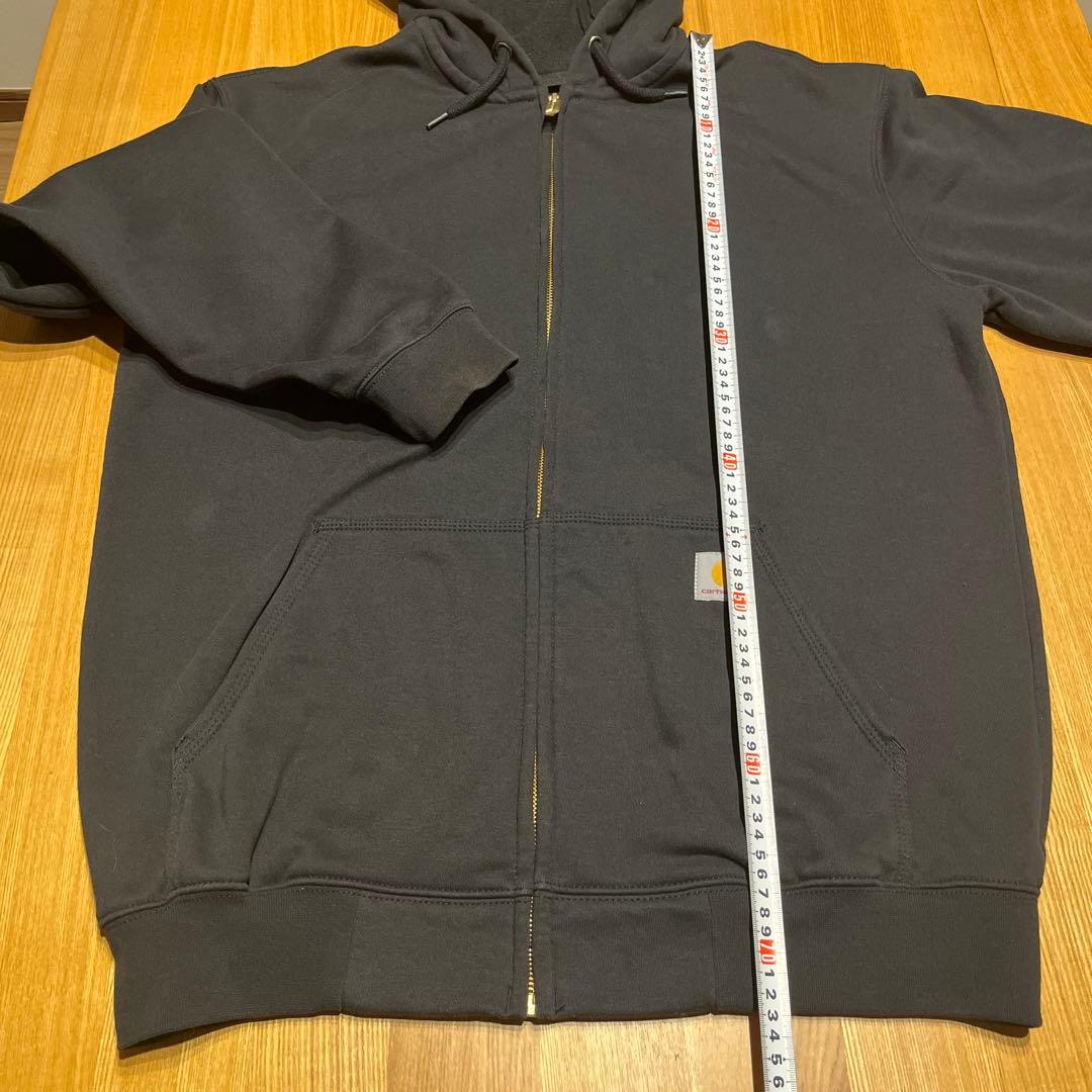 Carhartt ブラック　黒　フルジップパーカー Mサイズ