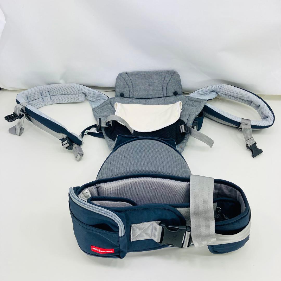 【美品】ミキハウス×ポグネー ベビーキャリア 抱っこひも