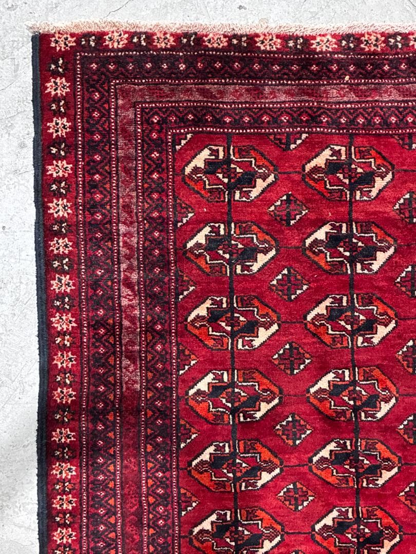 ◉50s vintage◉　162cm×96cm　ペルシャ絨毯　トライバルラグ