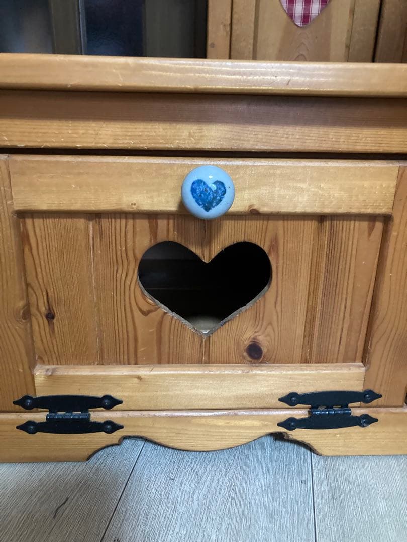 nao　カントリー　コロ付き木製家具　テレビ台