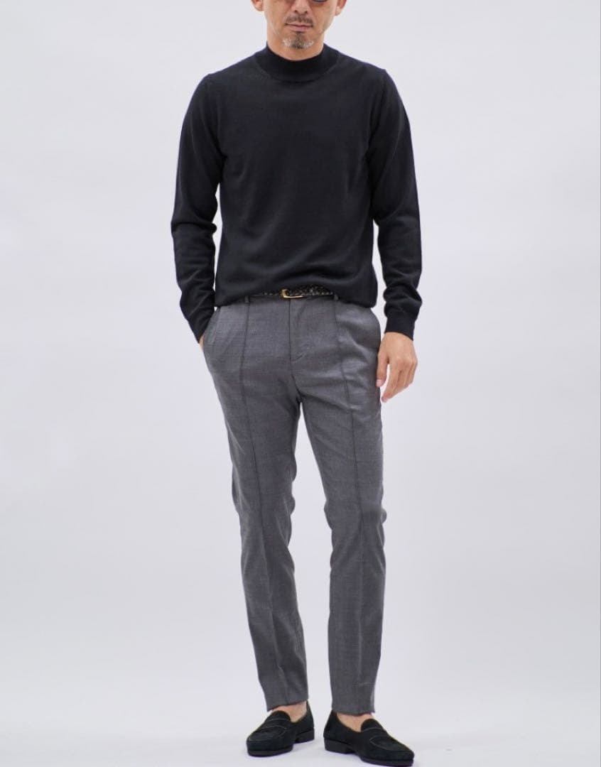 【着用１回のみ】ZANONE 12ゲージモックネック25AW 44 定価5.4万