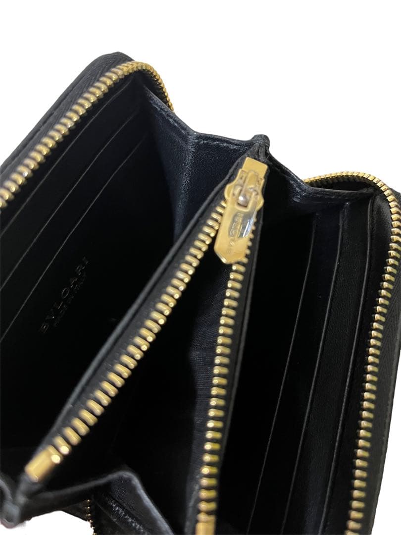 ✨️美品✨️BVLGARI ブルガリ レザー 財布 ケース ラウンドファスナー