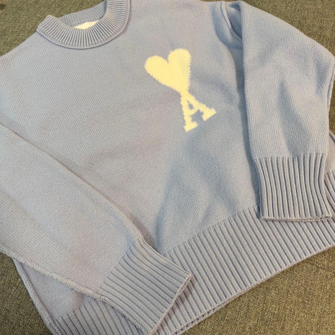 アミパリス セーター 正規品 Ami De Coeur スカイ オフホワイト