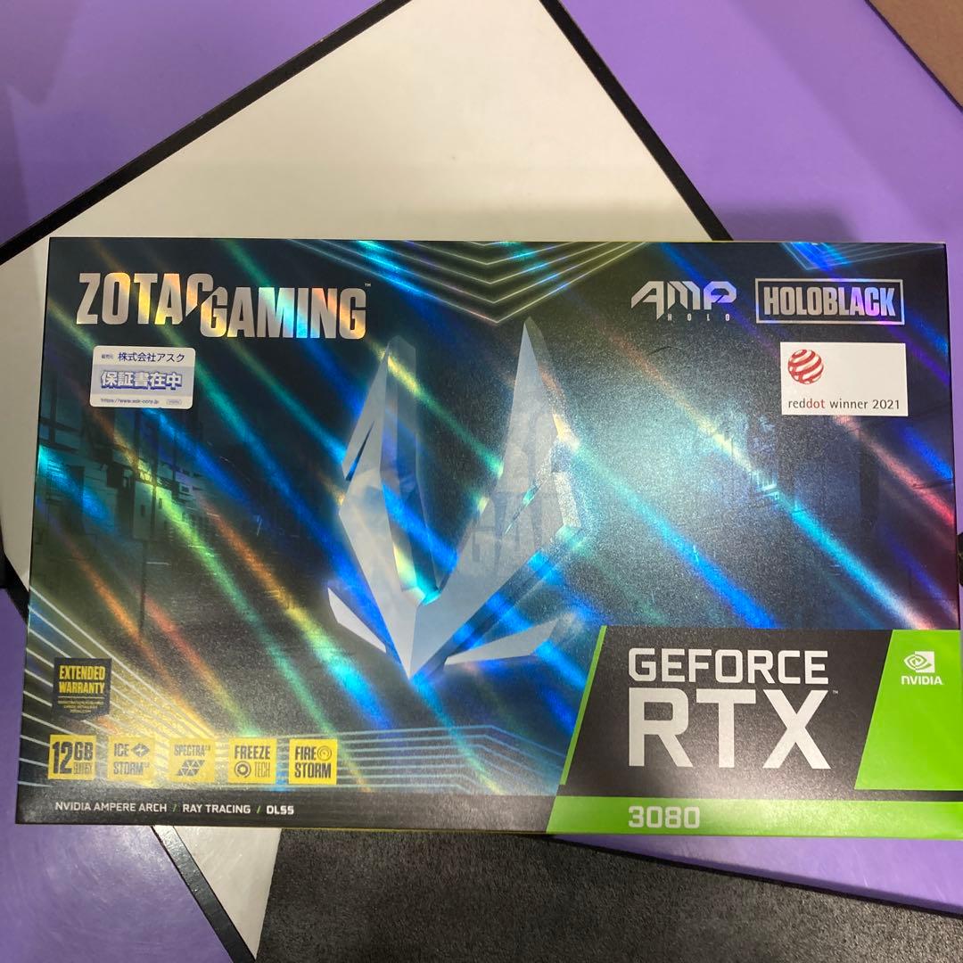 ZOTAC GEFORCE RTX 3080 12G LHRグラフィックボード