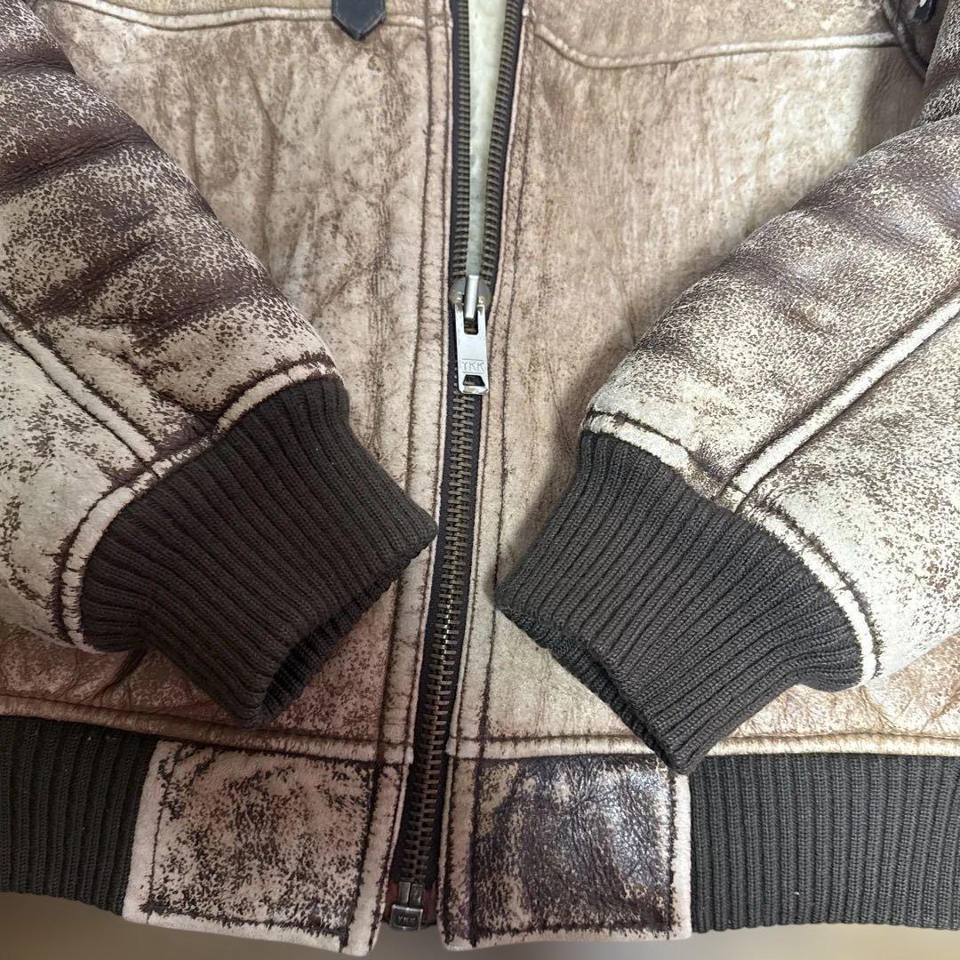 B-6 フライトジャケット　40 ビンテージ加工