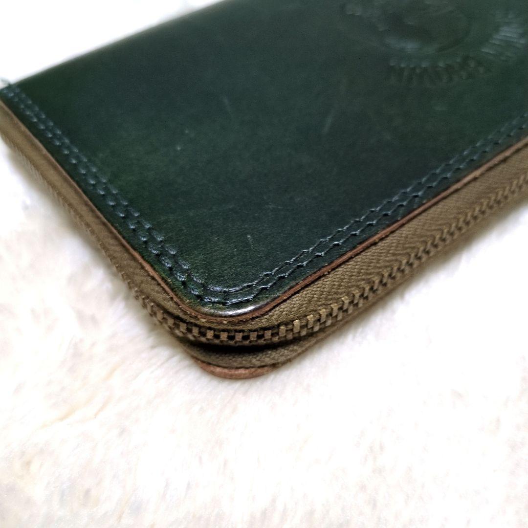 BrownBrown　ブラウンブラウン　ミドルウォレット　ラウンド長財布