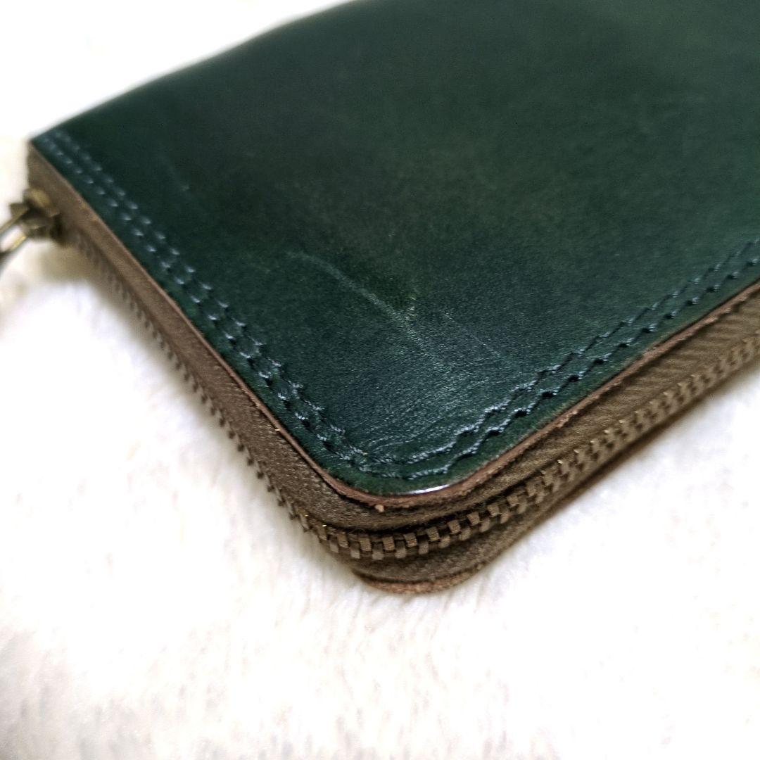 BrownBrown　ブラウンブラウン　ミドルウォレット　ラウンド長財布