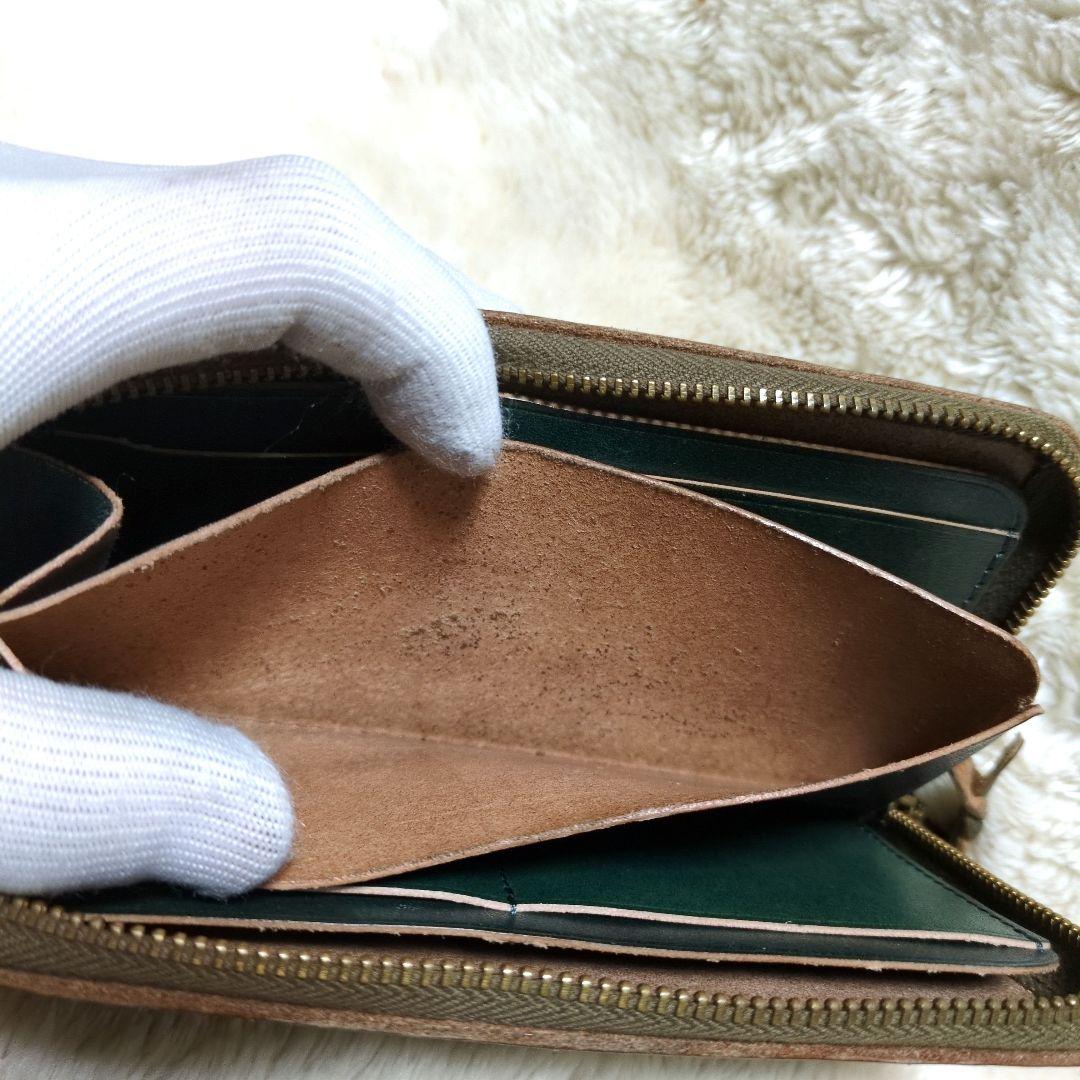 BrownBrown　ブラウンブラウン　ミドルウォレット　ラウンド長財布