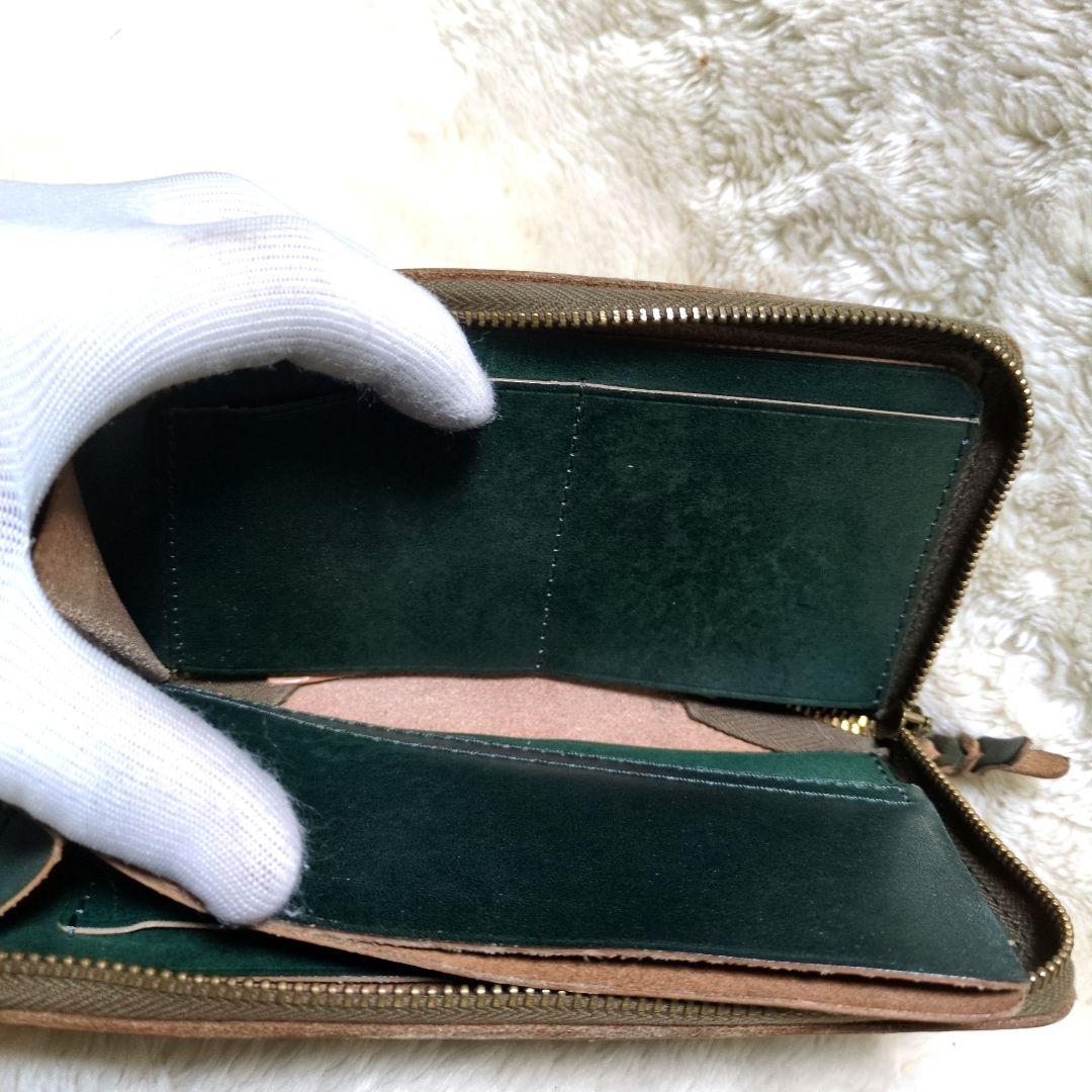 BrownBrown　ブラウンブラウン　ミドルウォレット　ラウンド長財布