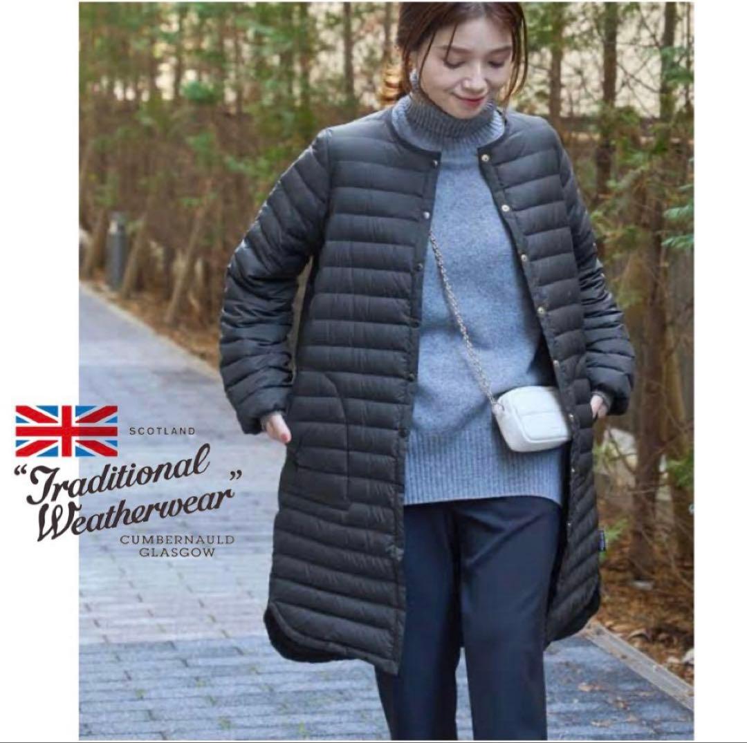 トラディショナルウェザーウェア アークリーロングダウンコート