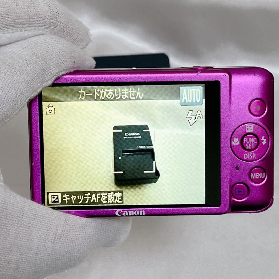 【動作確認済】 Canon キャノン IXY 210F デジタルカメラ ピンク