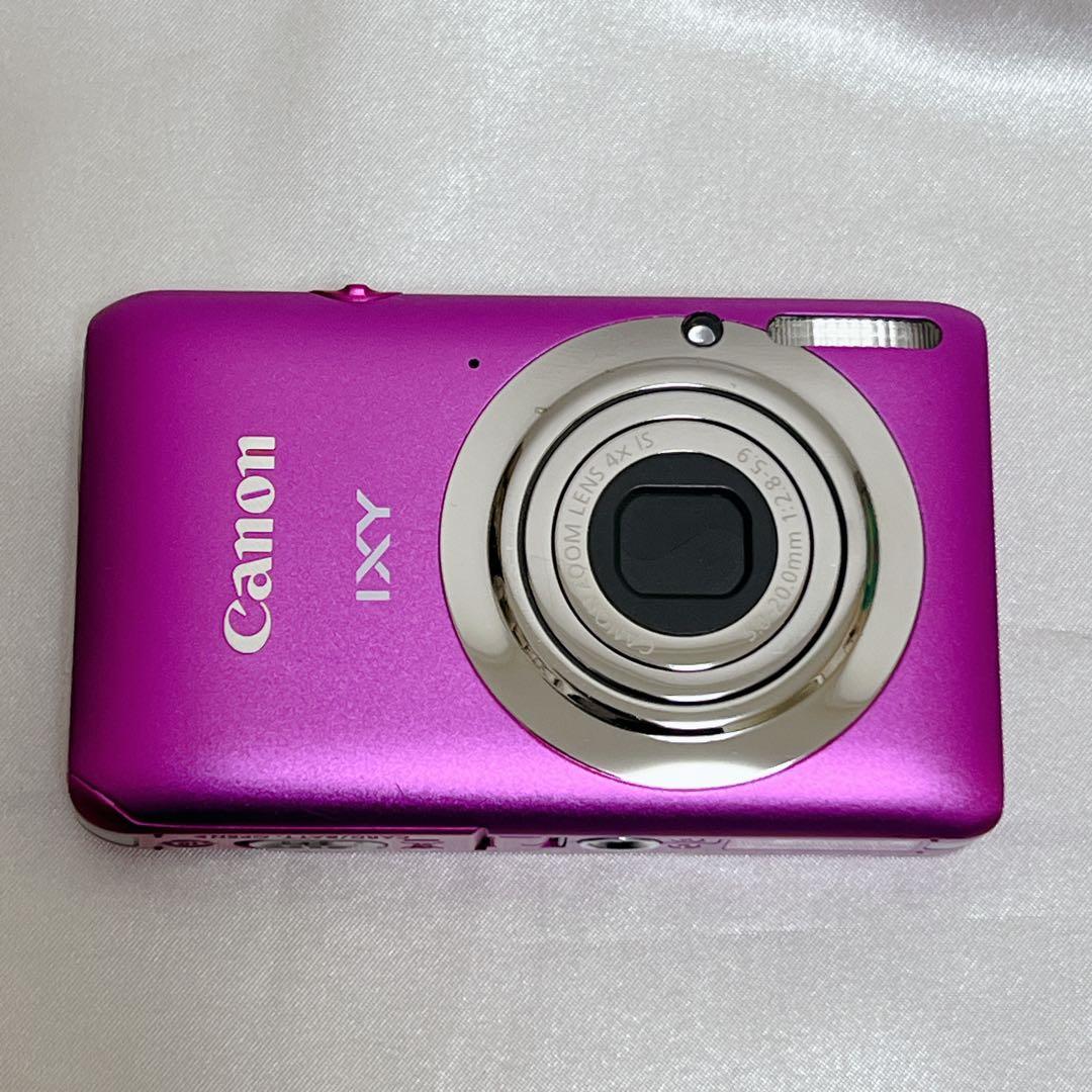 【動作確認済】 Canon キャノン IXY 210F デジタルカメラ ピンク