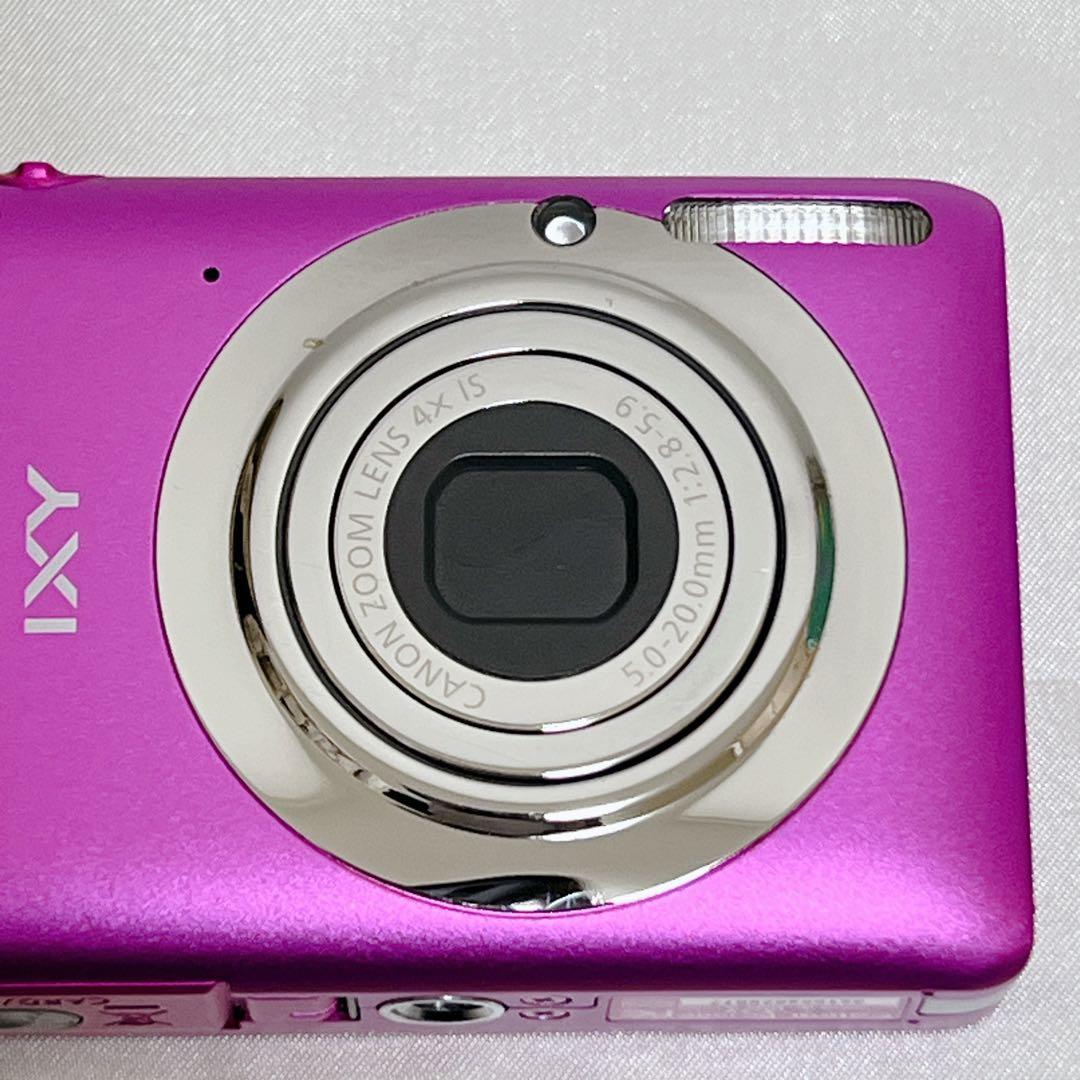 【動作確認済】 Canon キャノン IXY 210F デジタルカメラ ピンク