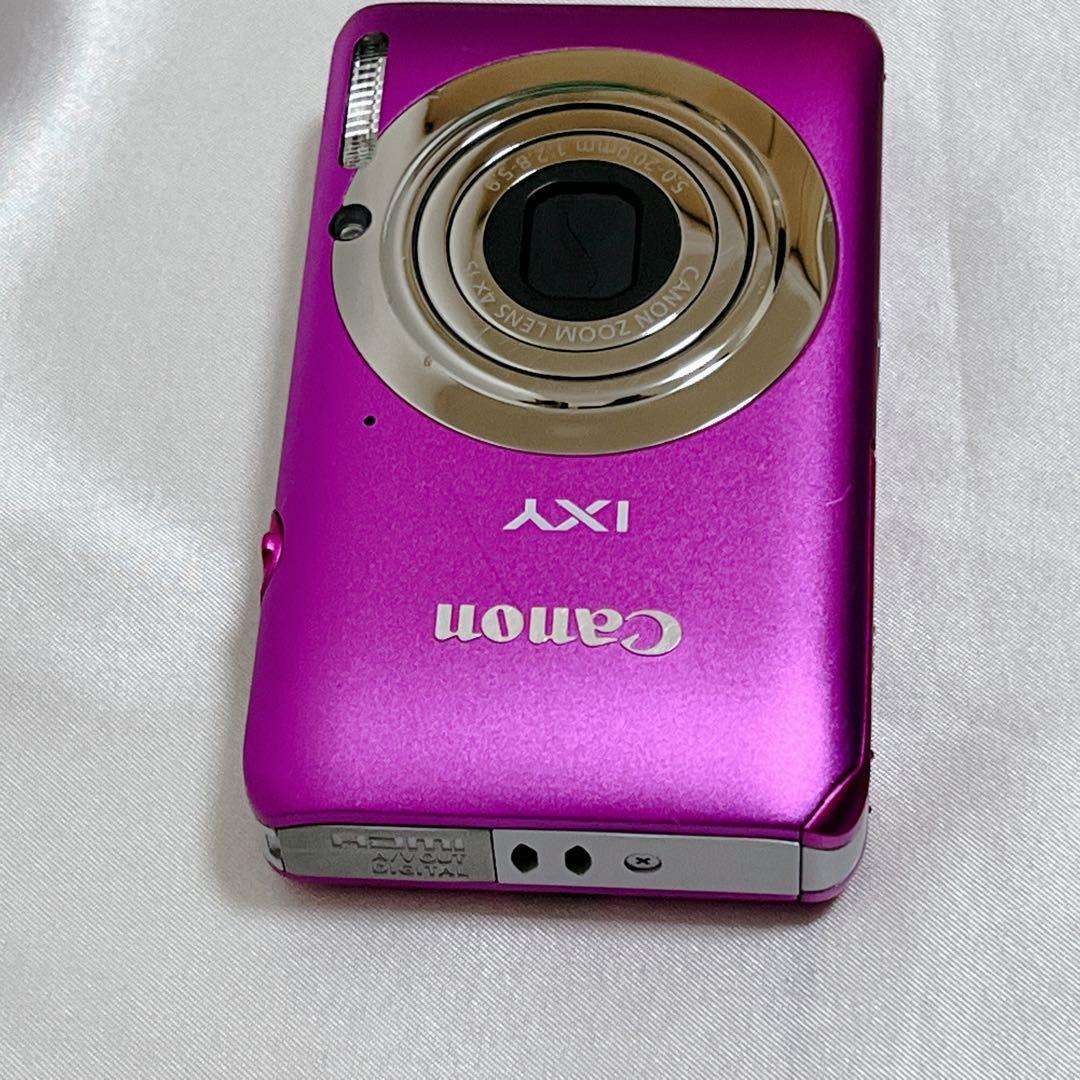 【動作確認済】 Canon キャノン IXY 210F デジタルカメラ ピンク