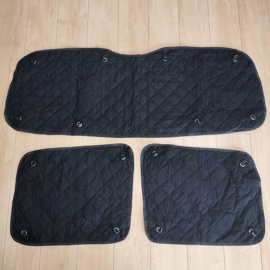 【美品】CV系 デリカD5 サンシェードブラックメッシュ 車中泊 アウトドア