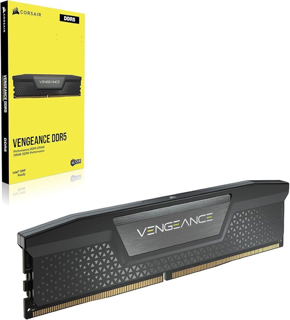CORSAIR DDR5-6600MHz VENGEANCE 64GB ブラック