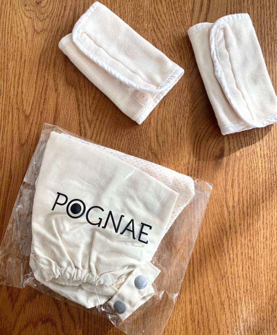 ミキハウス × ポグネー ベビーキャリア 抱っこ紐 デニム ヒップシート