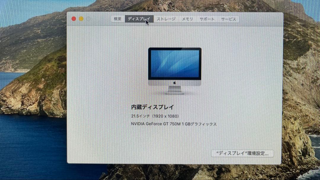 Apple iMac 21.5inch Late2013 DVDドライブ付き