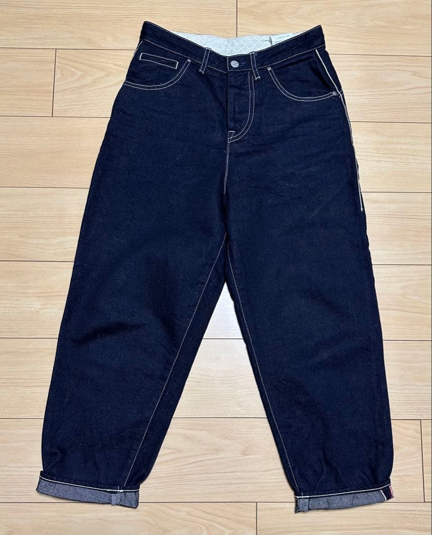 ミナペルホネン　alwaysロールアップデニム　36