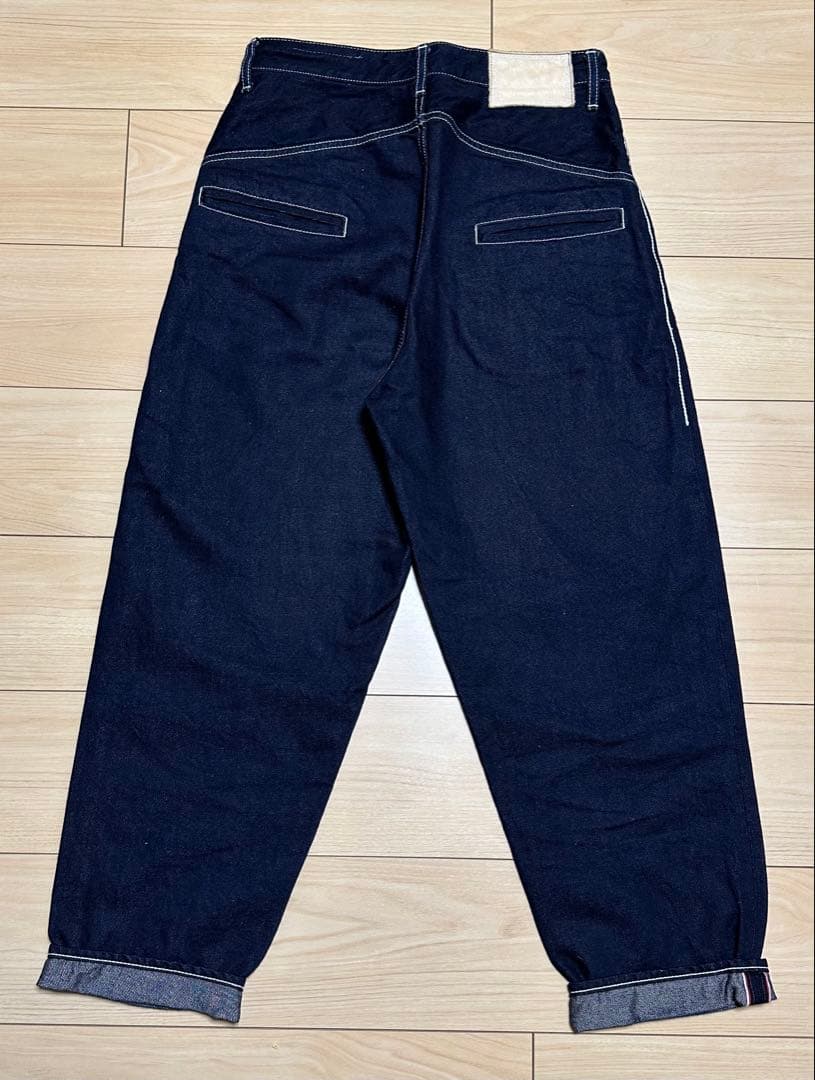 ミナペルホネン　alwaysロールアップデニム　36