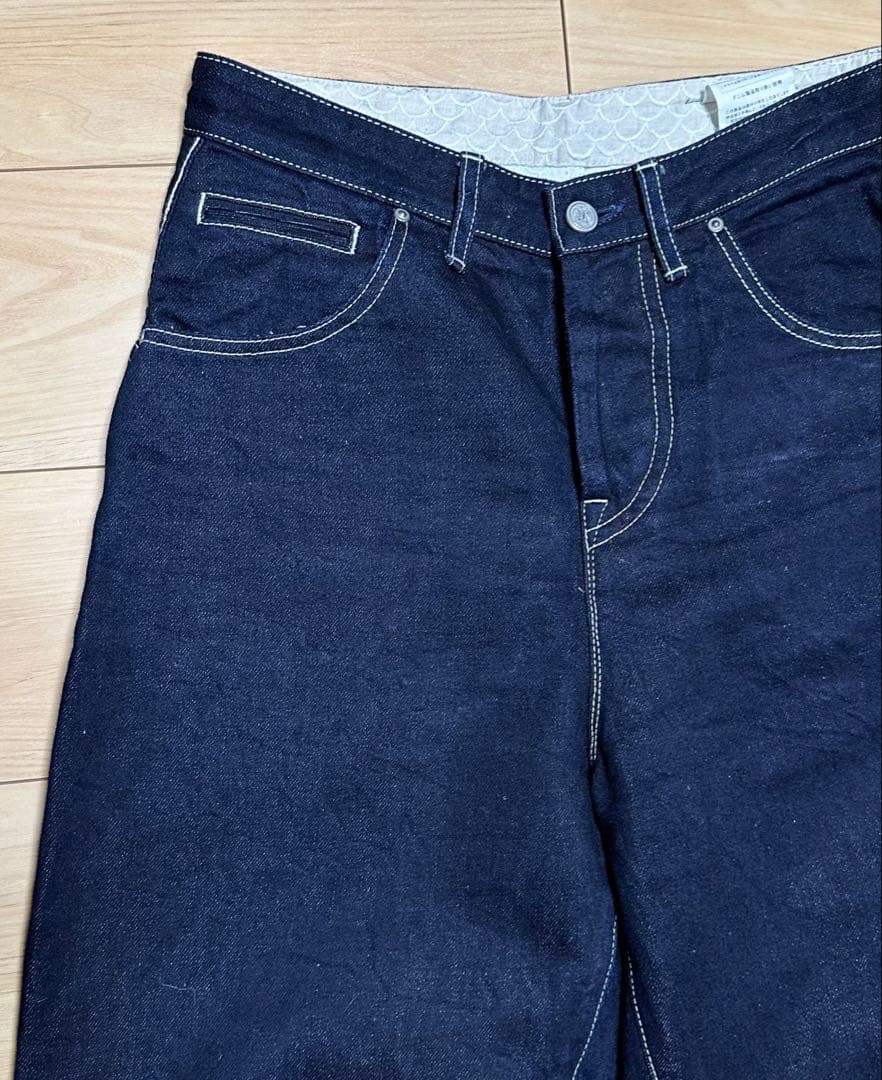 ミナペルホネン　alwaysロールアップデニム　36