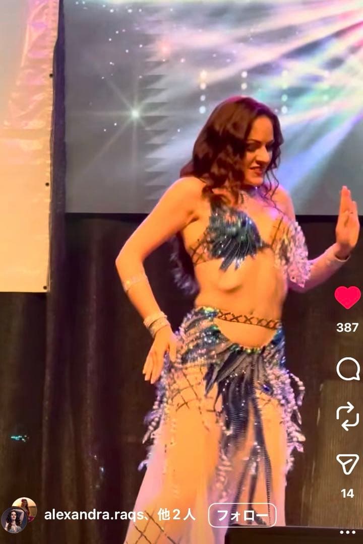 年末年始セール ベリーダンス衣装 amiradesign 製