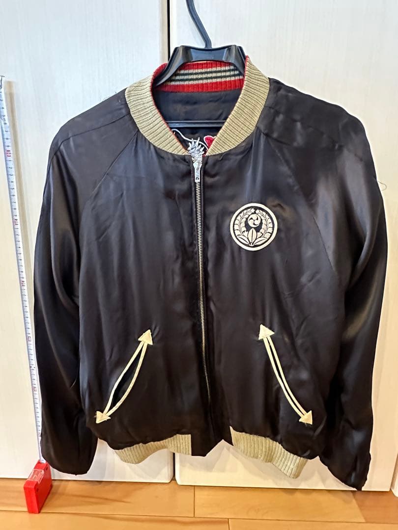 美品　桐生一馬モデル　龍が如く　Cropped Heads スカジャン