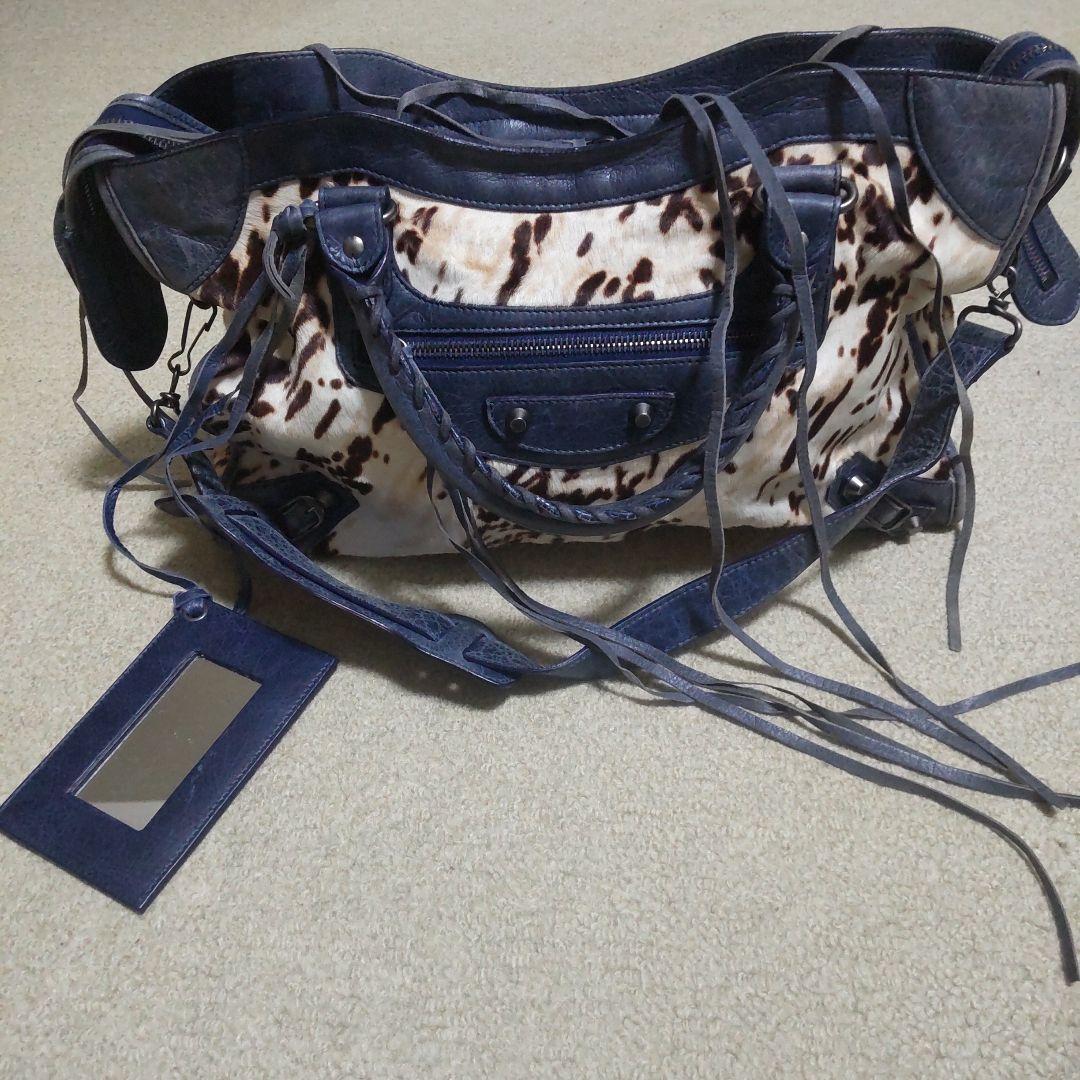 BALENCIAGAバレンシアガ　ハラコ2wayバッグ