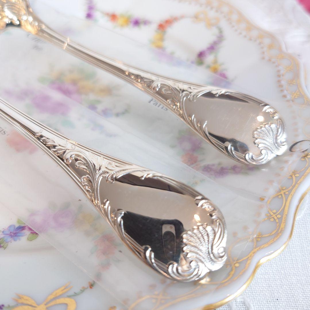 クリストフル　マルリー　希少　デザートスプーン　クリストフルシルバー