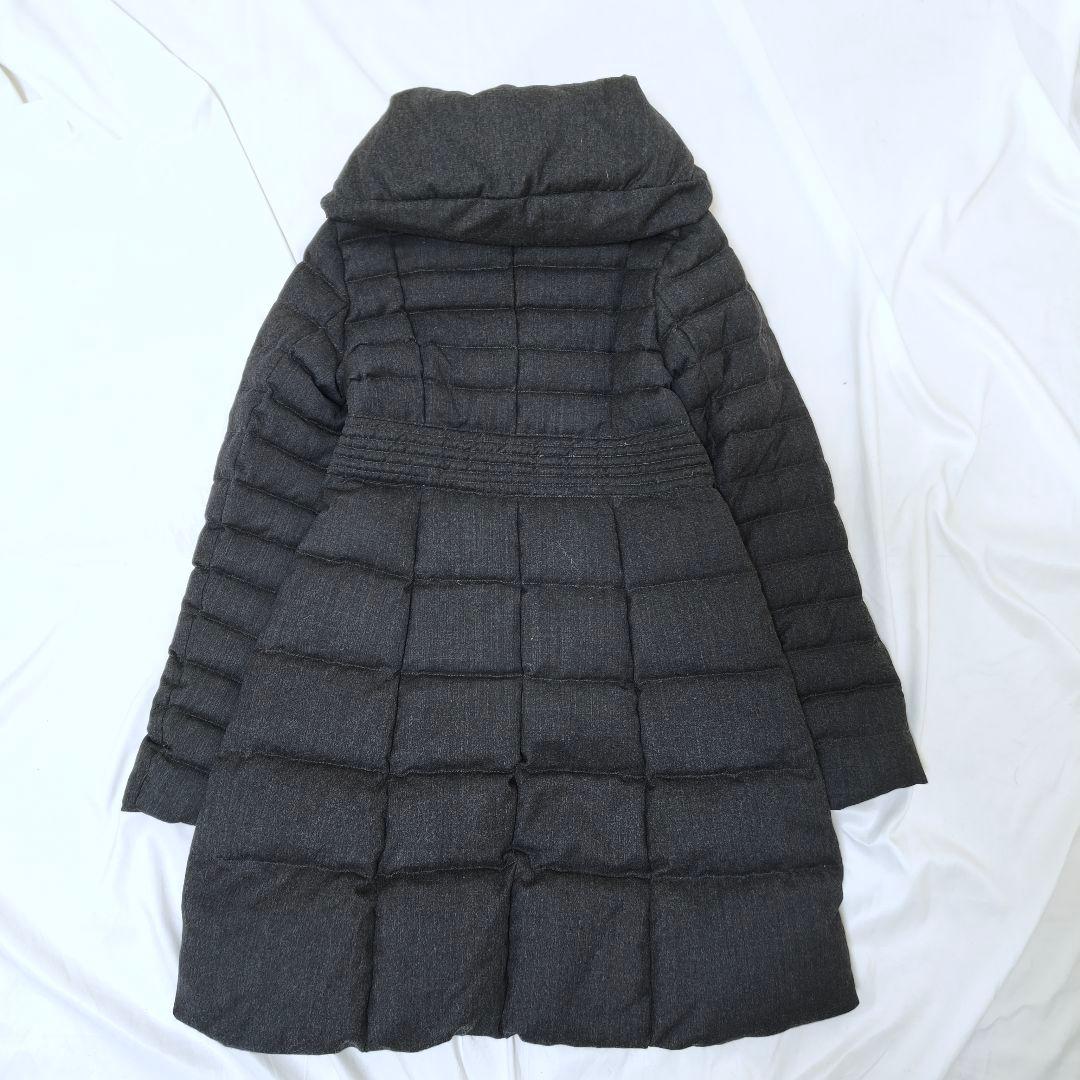 美品✨タトラス ノーブル別注 ウールダウンコート ロング丈 グレー M