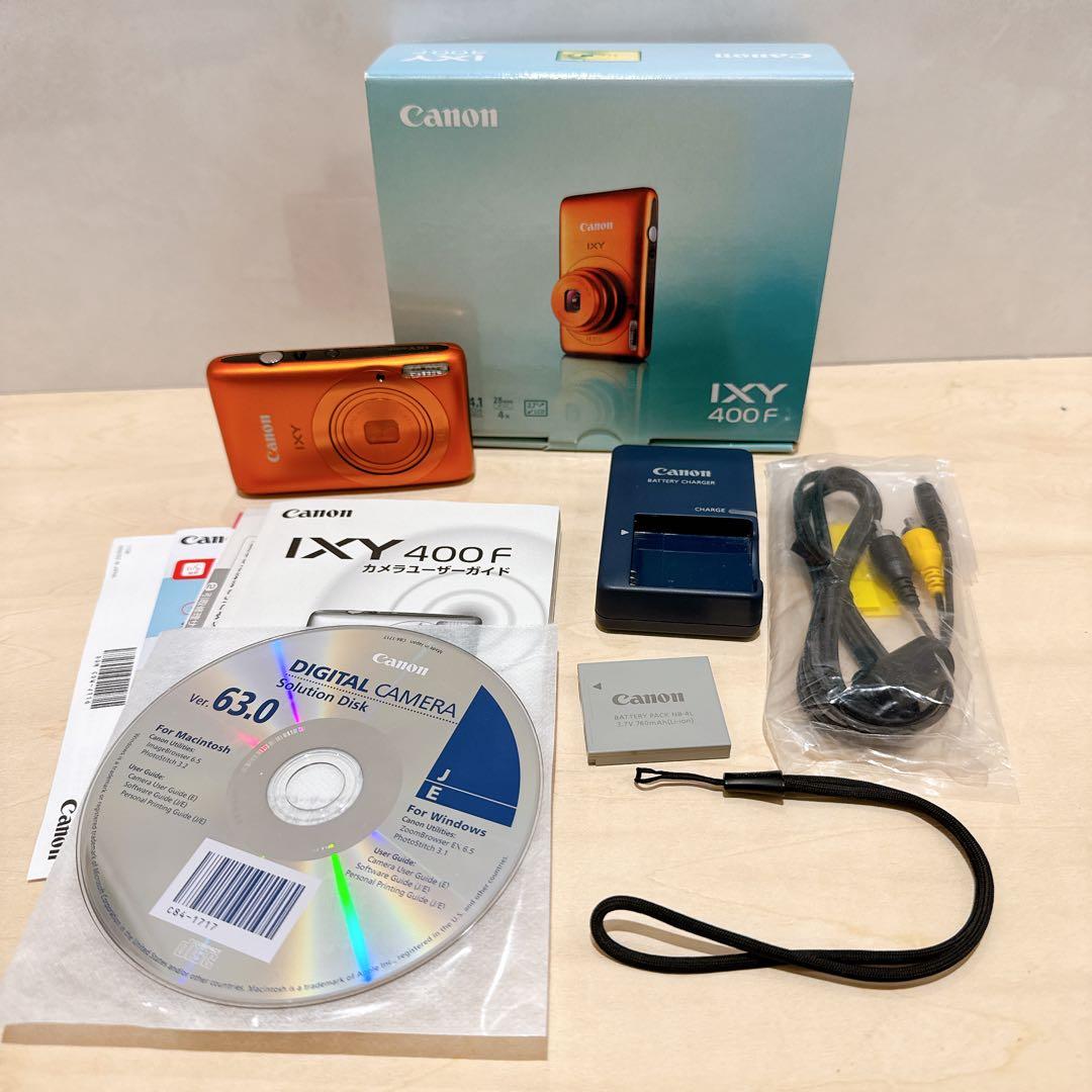 【RAKUDO】Canon IXY440F オレンジ コンデジ デジカメ