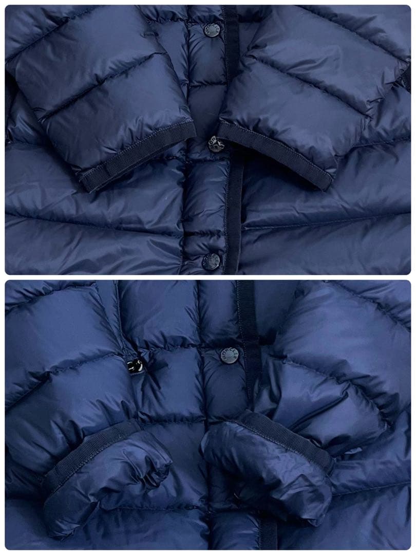 『美品』MONCLER HERMINE エルミンヌ ネイビー ダウンジャケット