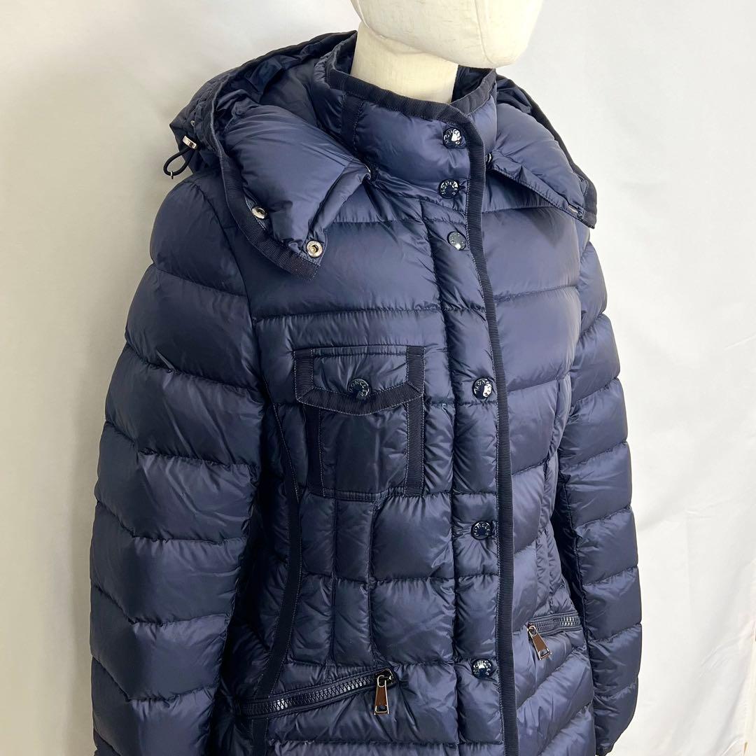 『美品』MONCLER HERMINE エルミンヌ ネイビー ダウンジャケット