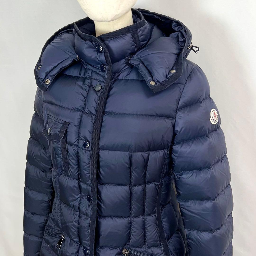 『美品』MONCLER HERMINE エルミンヌ ネイビー ダウンジャケット