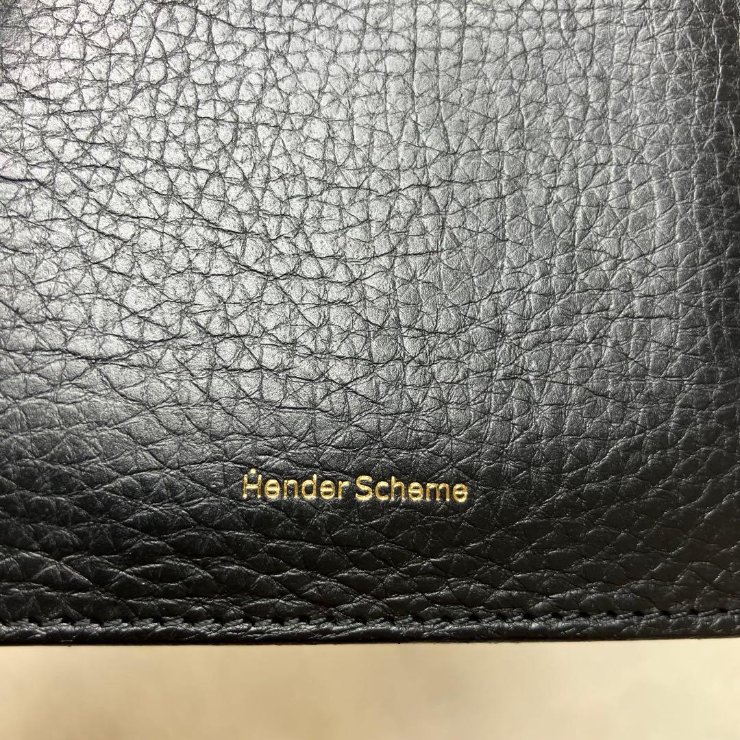 極美品 エンダースキーマ 本革 レザー ケース カードケース ブラック