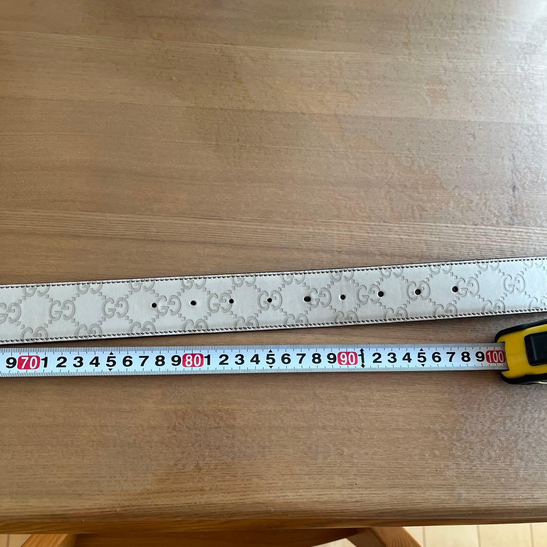 GUCCI GGパターン レザーベルト