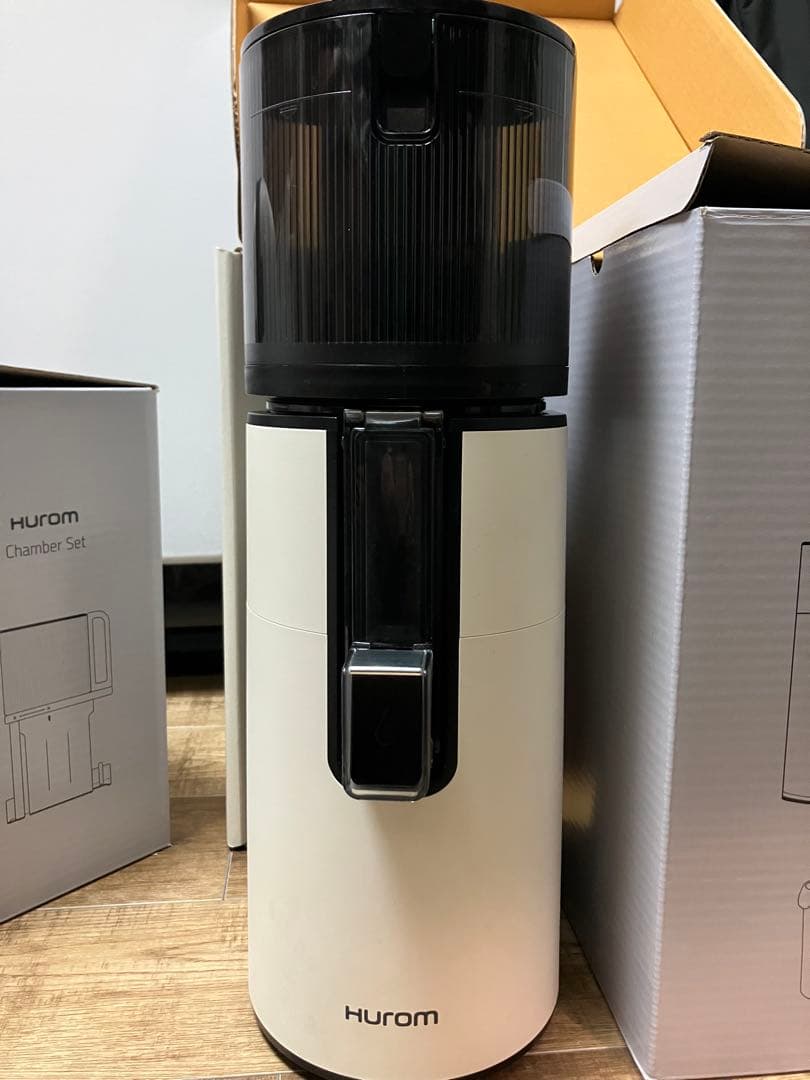 【値下げ】HUROM H400 スロージューサー ワームホワイト