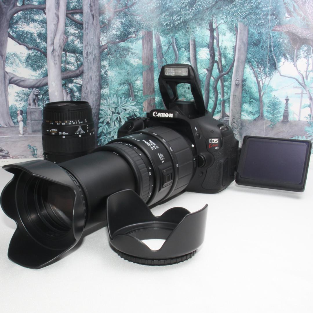 ❤️一眼レフデビュー❤️Canon EOS kiss x5 300㎜ダブルレンズ