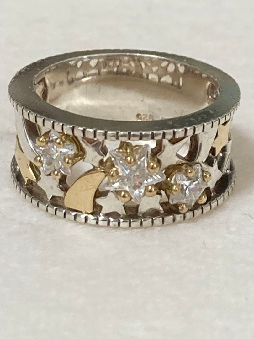 スタージュエリー　k18 925 シルバーリング