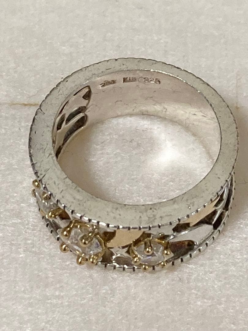 スタージュエリー　k18 925 シルバーリング